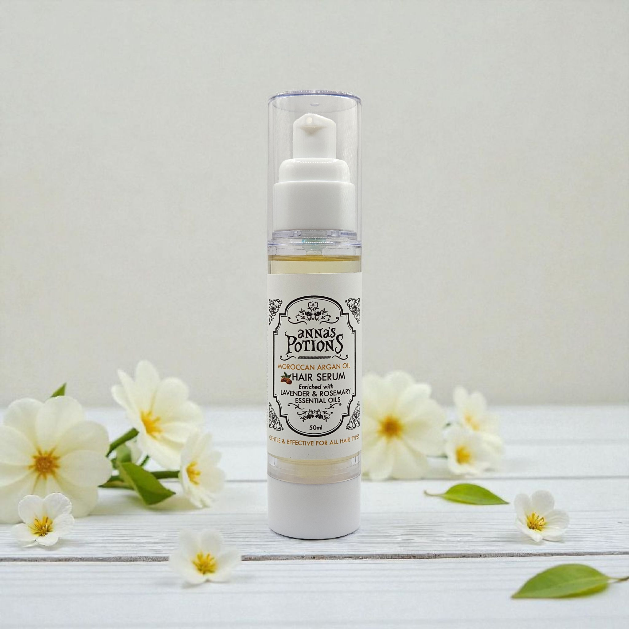 Hair Serum with Moroccan Argan Oil & Essential Oils