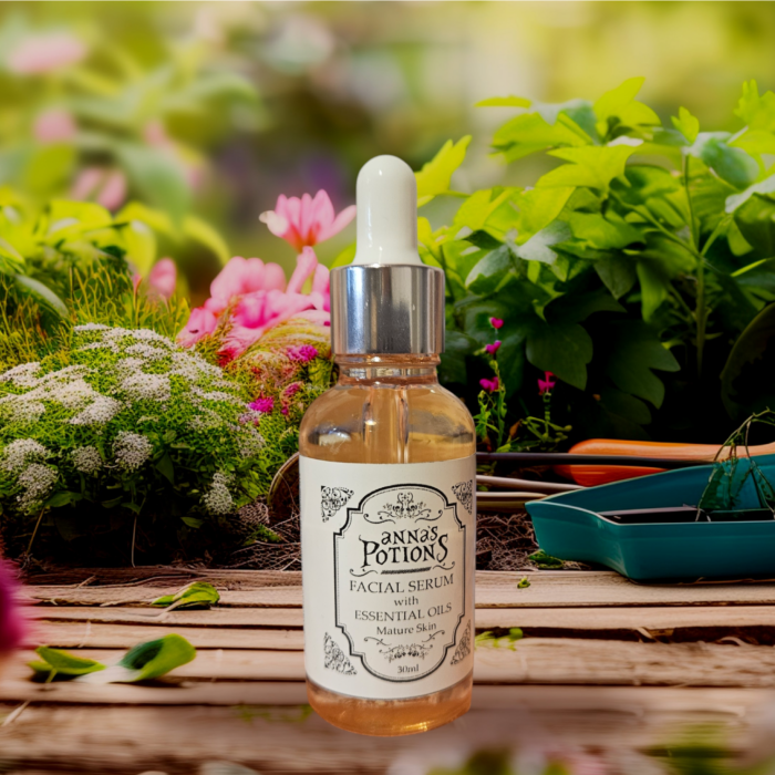 Facial Serum with Essential Oils for Mature Skin